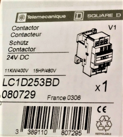 Stycznik mocy Schneider Electric LC1D253BD OUTLET