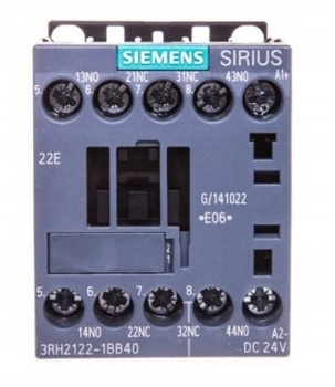 Stycznik pomocniczy 3RH2122-1BB40; 3A 2Z 2R 24VDC - OUTLET