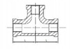 Trójnik nierdzewny 1/2" ANSI 316